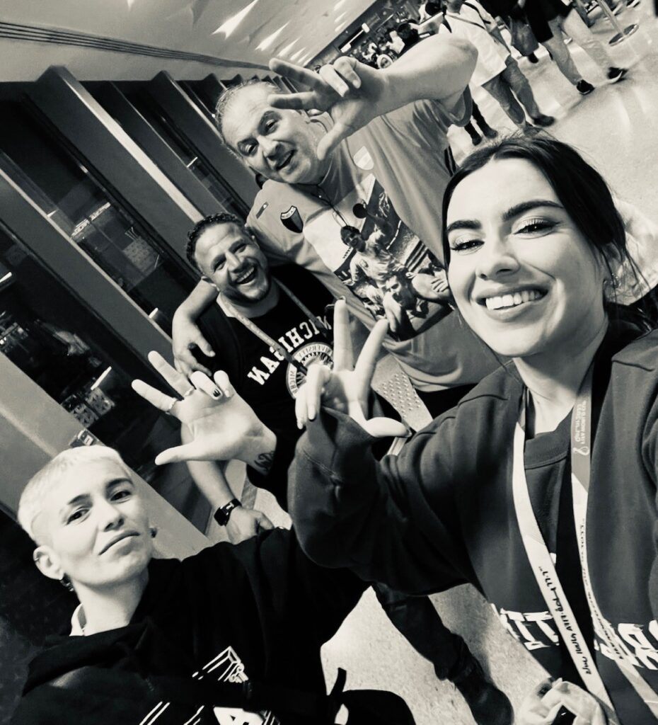 Sol Macaluso, con Roberto Cejas 