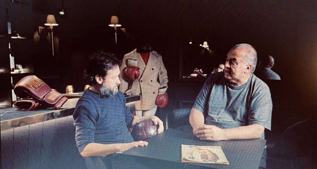 Roberto CEjas con Martín